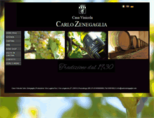 Tablet Screenshot of carlozenegaglia.com